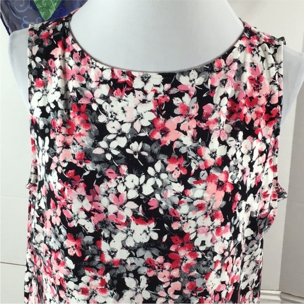 J. Jill Wearever floral shift dress LP - Picture 3 of 6